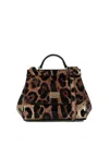 Dolce & Gabbana Leopard-print Shoulder Bag In Multi