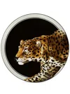 Dolce & Gabbana Leopard-print Porcelain Dinner Plates (set Of 2) In White