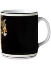 Dolce & Gabbana Tasse Mit Leoparden-print In Black