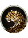 Dolce & Gabbana Leopard-print Porcelain Soup Plates (set Of 2) In White