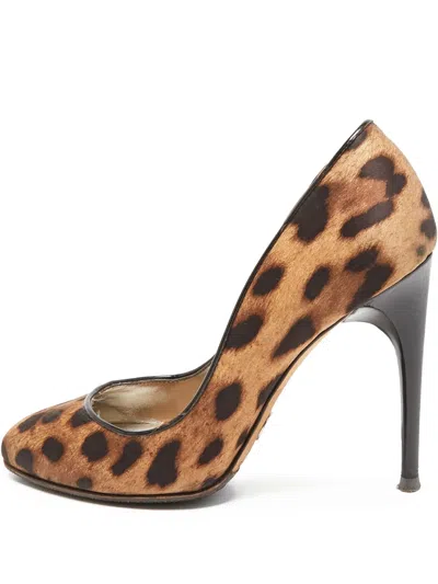 Pre-owned Dolce & Gabbana Leopard-print Pumps