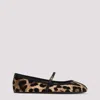 DOLCE & GABBANA LEOPARD PRINT ROUND TOE BALLET FLATS
