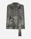 Dolce & Gabbana Leo Dressing Gown Shirt In Print