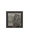 Dolce & Gabbana Silk Leopard Print Scarf In Black