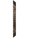 Dolce & Gabbana Leopard-print Scarf In Brown