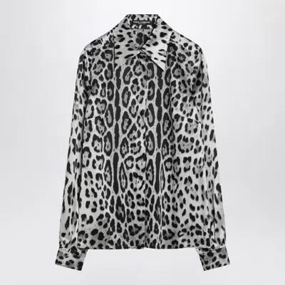 DOLCE & GABBANA DOLCE & GABBANA LEOPARD PRINT SHIRT