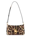 Dolce & Gabbana Leopard-print Padlock Mini Cross Body Bag In Animal Print