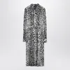 Dolce & Gabbana Leopard Print Silk Longuette Dress