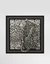 Dolce & Gabbana Leopard-print Silk Twill Foulard (70x70) In プリ