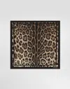 Dolce & Gabbana Leopard-print Silk Twill Scarf 70x70 In Animal Print