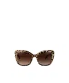 Dolce & Gabbana Print Family Sunglasses In Brown