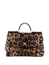 Dolce & Gabbana Leopard-print Tote Bag In Multi
