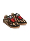 Dolce & Gabbana Leopard-print Trainers In Neutrals
