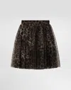 Dolce & Gabbana Leopard-pattern Skirt In Animal Print