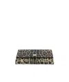 Dolce & Gabbana Leopard Print Wallet In Black