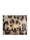 Dolce & Gabbana Leopard-print Zip Wallet In Multi