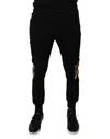 Dolce & Gabbana Elegant Black Jogger Pants For The Modern Man In Black