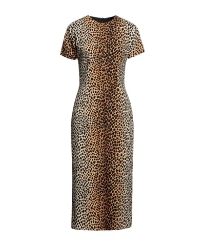 Dolce & Gabbana Leopard-print Bodycon Dress In Animal Print