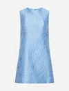 Dolce & Gabbana Floral Quilted Jacquard Mini A-line Dress