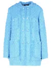 Dolce & Gabbana Light Blue Cotton Blend Jacket In Blue