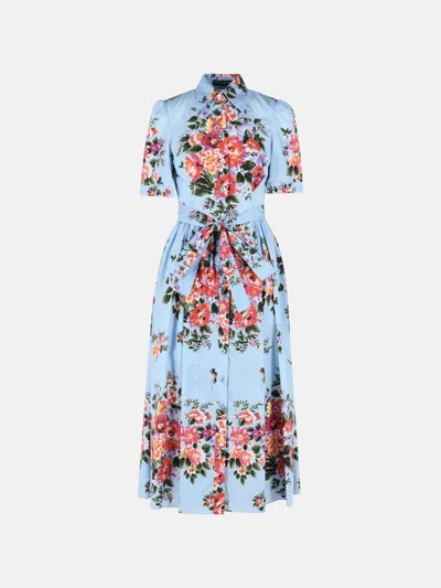 Dolce & Gabbana Light Blue Cotton Dress