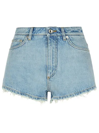 DOLCE & GABBANA DOLCE & GABBANA LIGHT BLUE COTTON SHORTS