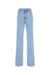 Dolce & Gabbana Cotton Denim Boyfriend Jeans In Light Blue