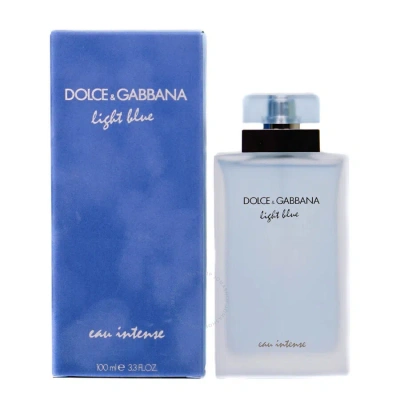 Dolce & Gabbana Light Blue Eau Intense /  Edp Spray 3.3 oz (100 Ml) (w) In Apple / Blue / Lemon