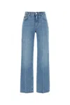 Dolce & Gabbana Classic Flared Jeans With High Waist In Light Blue