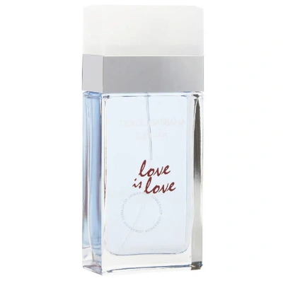 Dolce & Gabbana Light Blue Love Is Love / Dolce And Gabbana Edt Spray Limited Edition Tester 3.3 oz (w) In Red   / Blue