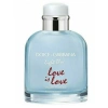 DOLCE & GABBANA LIGHT BLUE LOVE IS LOVE POUR HOMME / DOLCE AND GABBANA EDT SPRAY LIMITED ED TESTER 4.2OZ (M)