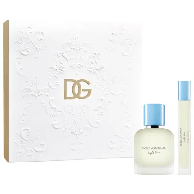Dolce & Gabbana Light Blue Pour Homme Eau De Toilette Cologne Gift Set In Transparent