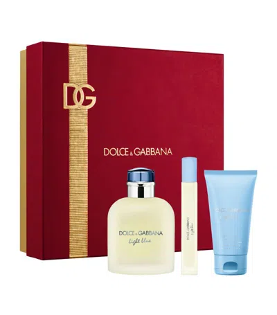 Dolce & Gabbana Light Blue Pour Homme Eau De Toilette Fragrance Gift Set In Multi