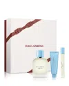 Dolce & Gabbana Light Blue Pour Homme Eau De Toilette Gift Set In Multi