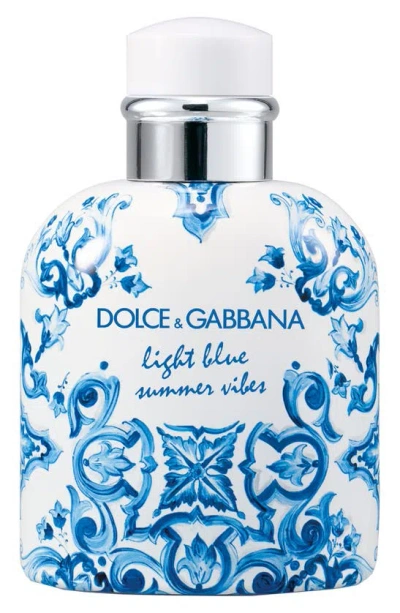 Dolce & Gabbana Light Blue Summer Vibes Pour Homme Eau De Toilette 4.2 Oz. In No Color