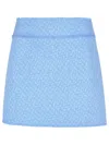Dolce & Gabbana Light Blue A-line Mini Skirt In Light Blue