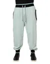 Dolce & Gabbana Light Green Cotton Men Jogger Sweatpants Pants In White