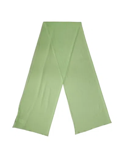 Dolce & Gabbana Light Green Silk Neck Wrap Shawl Stole 200cm X 64cm  Women's Scarf