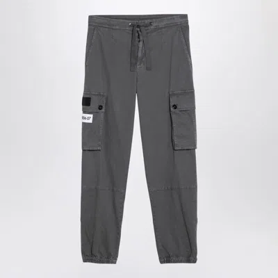 DOLCE & GABBANA DOLCE & GABBANA LIGHT GREY CARGO TROUSERS