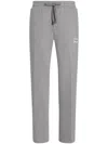 Dolce & Gabbana Light Grey Mélange Trousers With Pockets