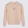 Dolce & Gabbana Light Pink Cotton Sweatshirt In Pink