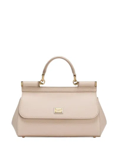 Dolce & Gabbana Light Pink Sicily Medium Satchel
