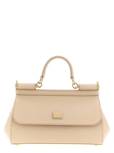 Dolce & Gabbana Light Pink Sicily Medium Satchel