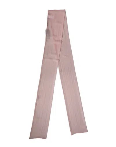 Dolce & Gabbana Silk Neck Wrap Shawl In Pink
