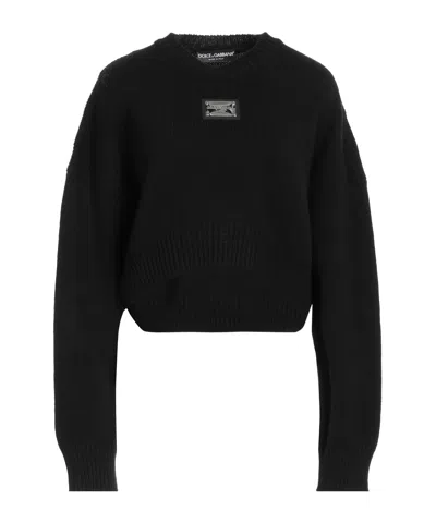 Dolce & Gabbana Lightweight Knit Jumpers In Black
