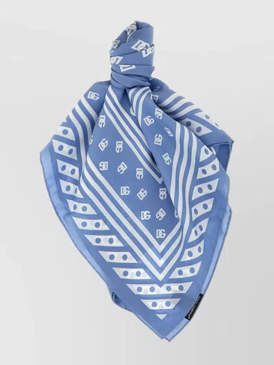 Dolce & Gabbana Lightweight Monogram Square Scarf