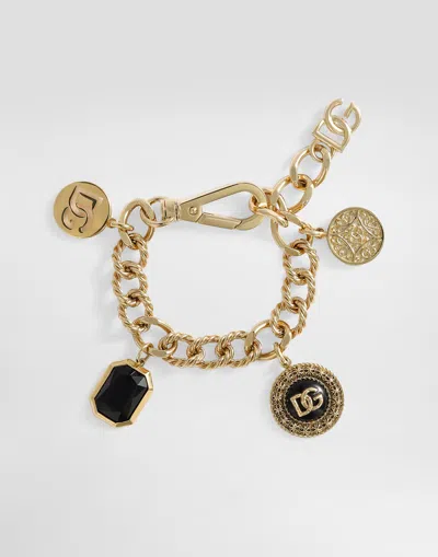 Dolce & Gabbana Like A Virgin Charms Bracelet In Gold
