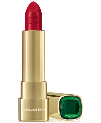 Dolce & Gabbana Limited-edition Gemstone Shine-finish Lipstick In 420 Emerald Scarlet