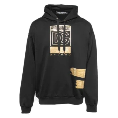Pre-owned Dolce & Gabbana Limited Edition_ Realta Parallela Gold Stamp Hoodie Unxd_size 58