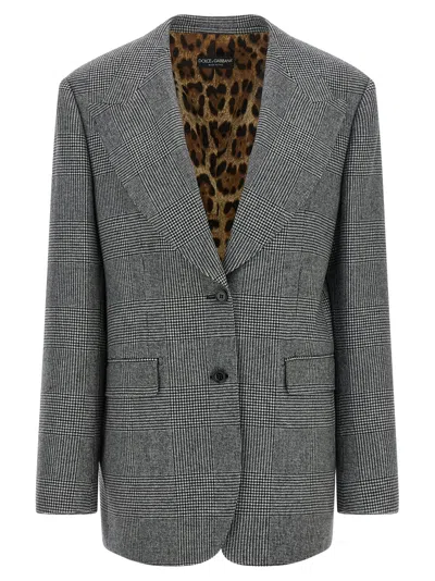 Dolce & Gabbana 'linda' Blazer In Gray